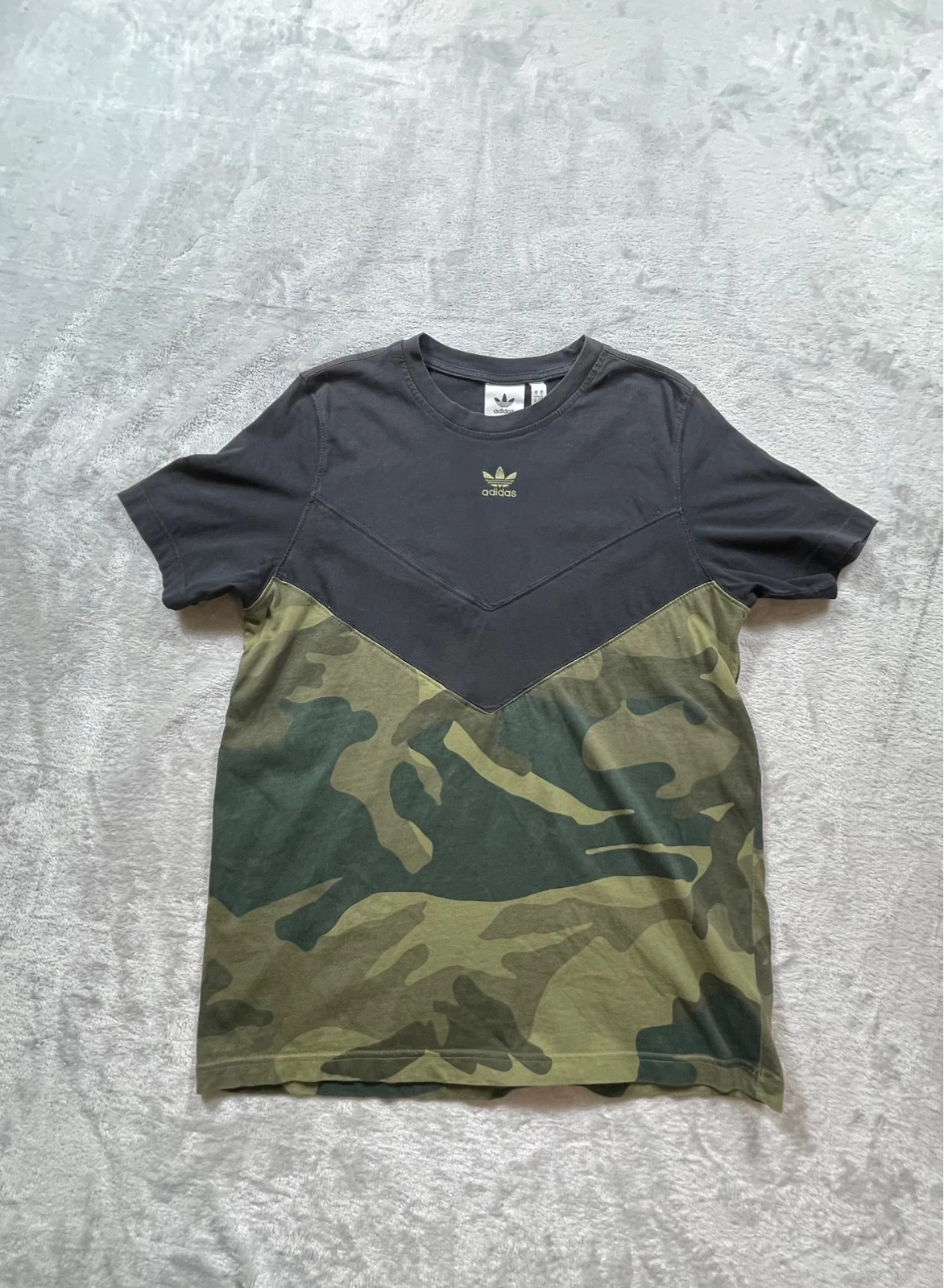 Adidas T-Shirt Camo Block Trefoil Logo Sport Urban 00s Talla S – adidas Originals – taille S 2