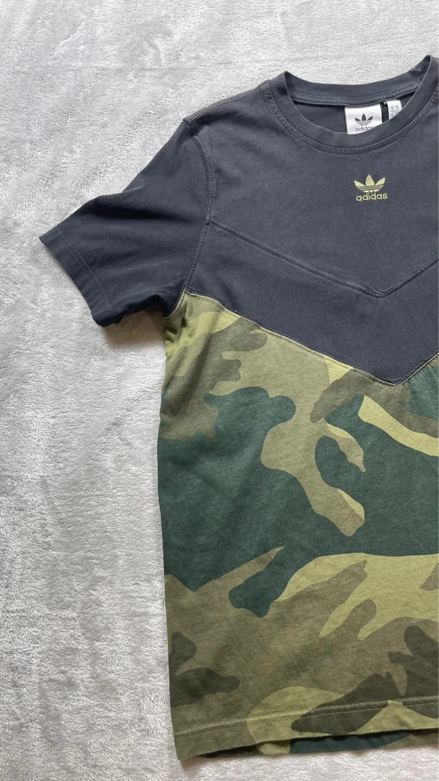 Adidas T-Shirt Camo Block Trefoil Logo Sport Urban 00s Talla S – adidas Originals – taille S 3