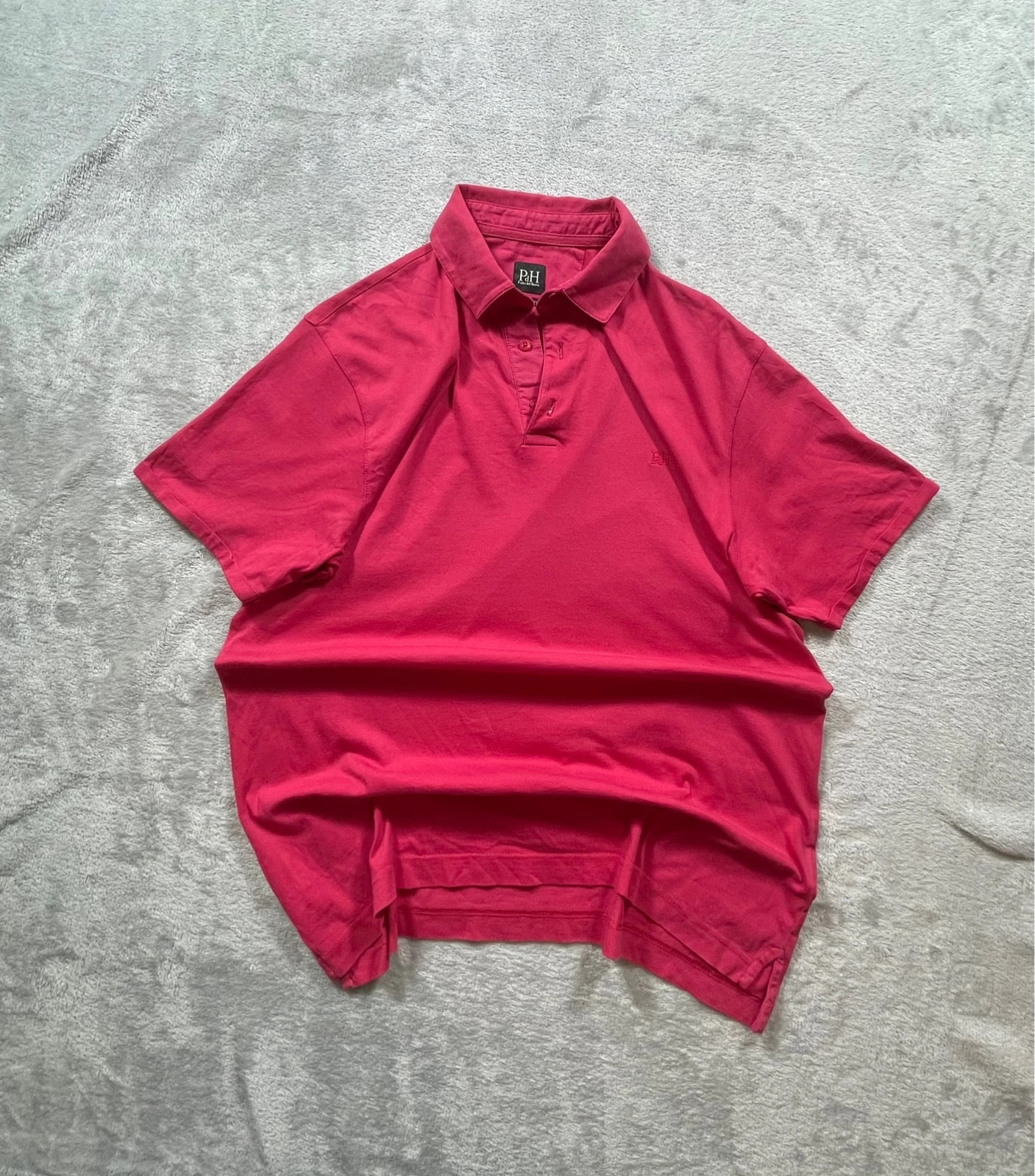Pedro del Hierro Polo Shirt Pink Casual 00s Talla L