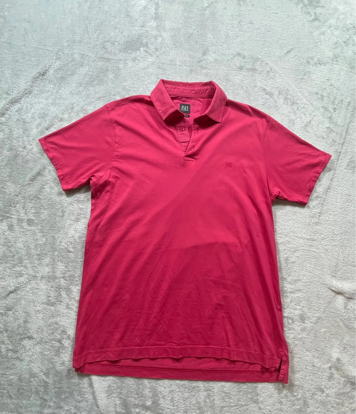 Pedro del Hierro Polo Shirt Pink Casual 00s Talla L – Pedro del Hierro – taille L 5