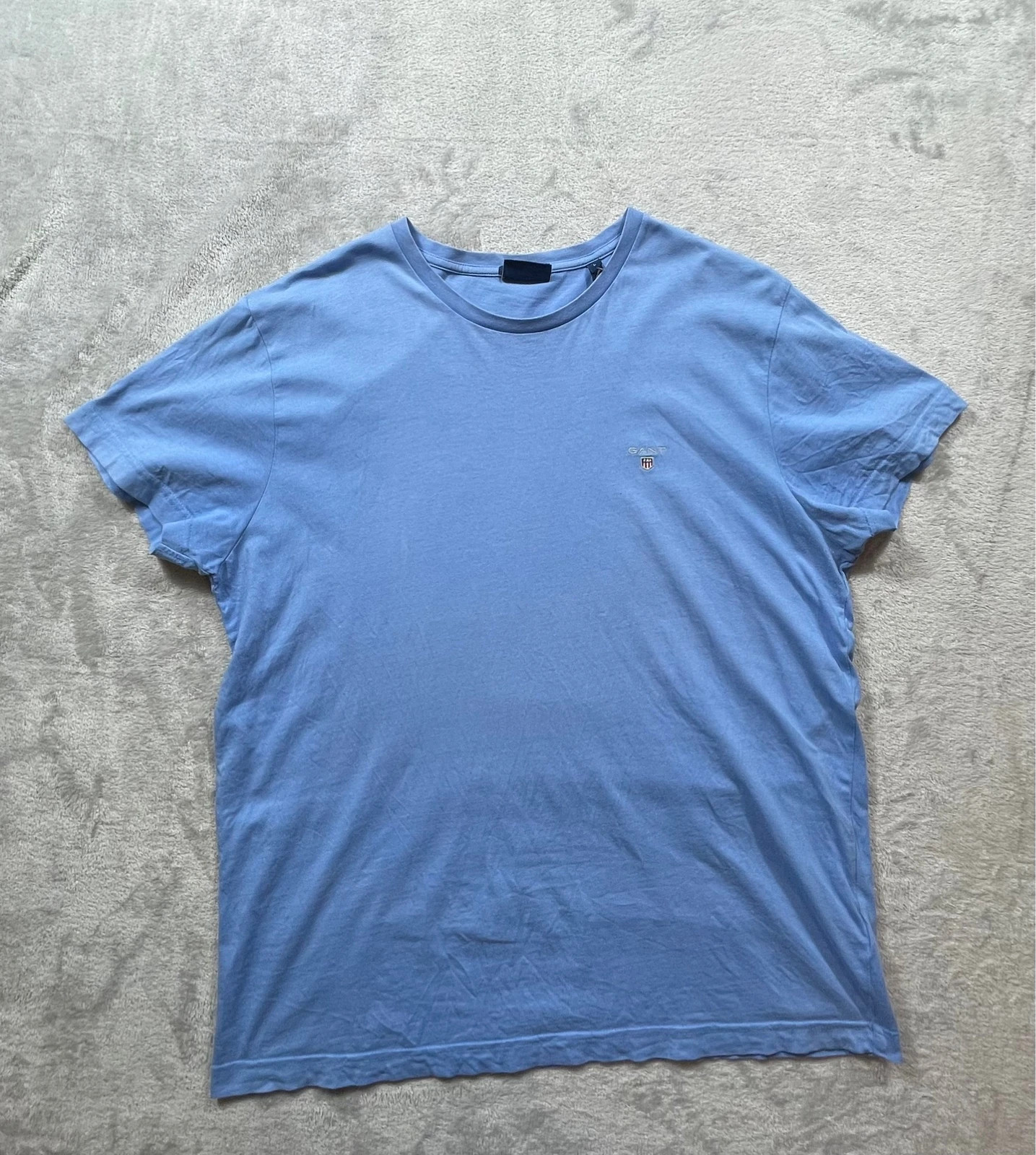 Gant T-Shirt Light Blue Small Shield Logo Urban 00s Talla L – GANT – taille L 5