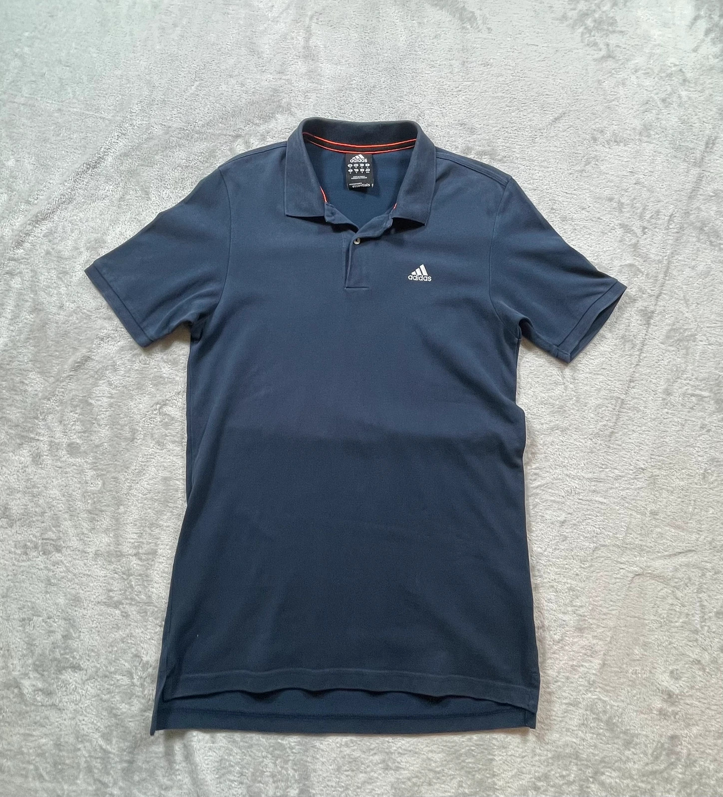 Adidas Polo Shirt Navy Blue Sport Casual Y2K 00s Talla M – adidas – taille M 2
