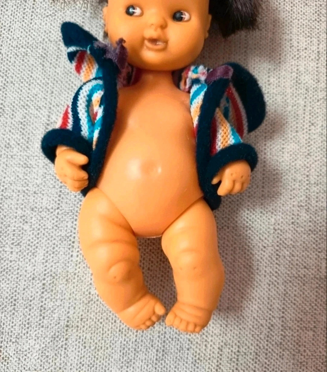 Barriguita vintage de los años 80-90 con albornoz – Famosa – taille 3 ans / 98 cm 3