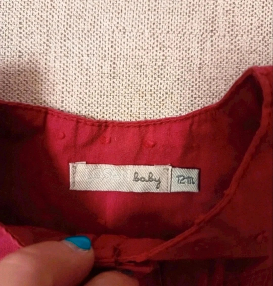 Blusa bebé niña Losan burdeos T.12 meses – Losan – taille 9-12 mois / 74 cm 5