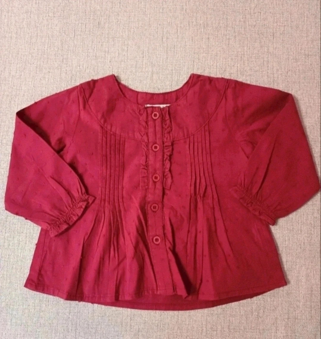Blusa bebé niña Losan burdeos T.12 meses