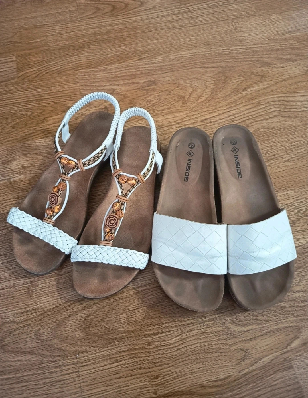 Lote 2 Sandalias y Chanclas Inside Talla 38-39