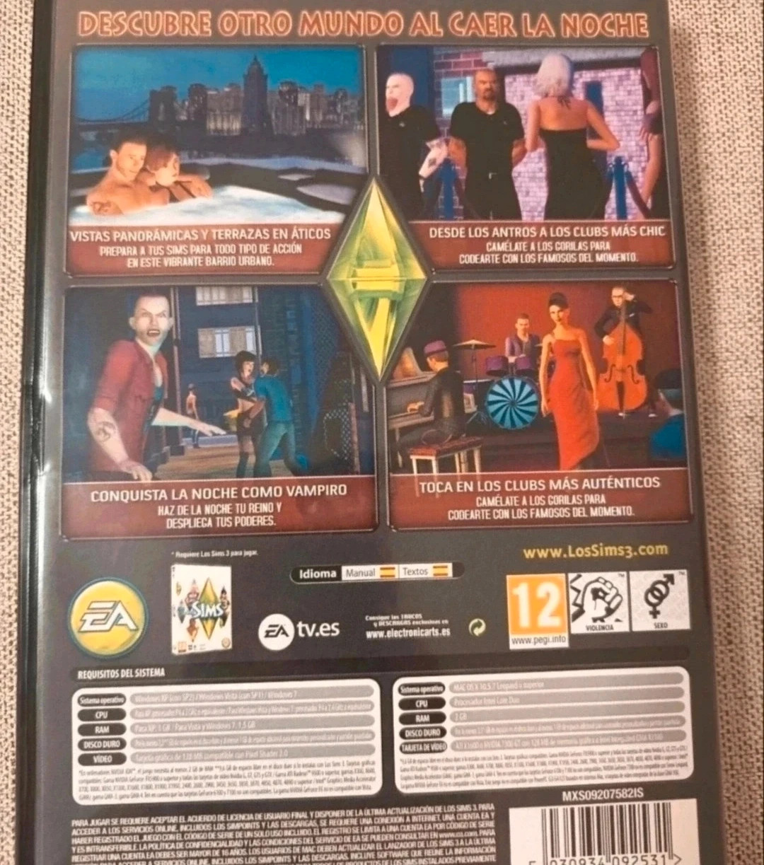 Juego para pc Los sims 3 con dos expansiones. Trotamundos y al caer la noche 5