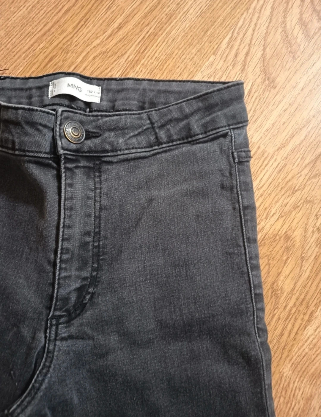 Pantalón vaquero elástico de niña. Pitillo. De Mango. Talla 11-12años. – Mango – taille 12 ans / 152 cm 2