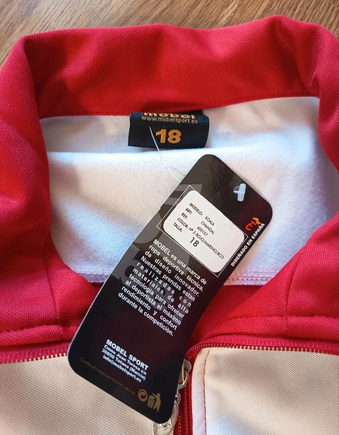 Sudadera con cremallera de hombre en perfecto estado. Talla 18. De Mobel – mobel – taille M 5