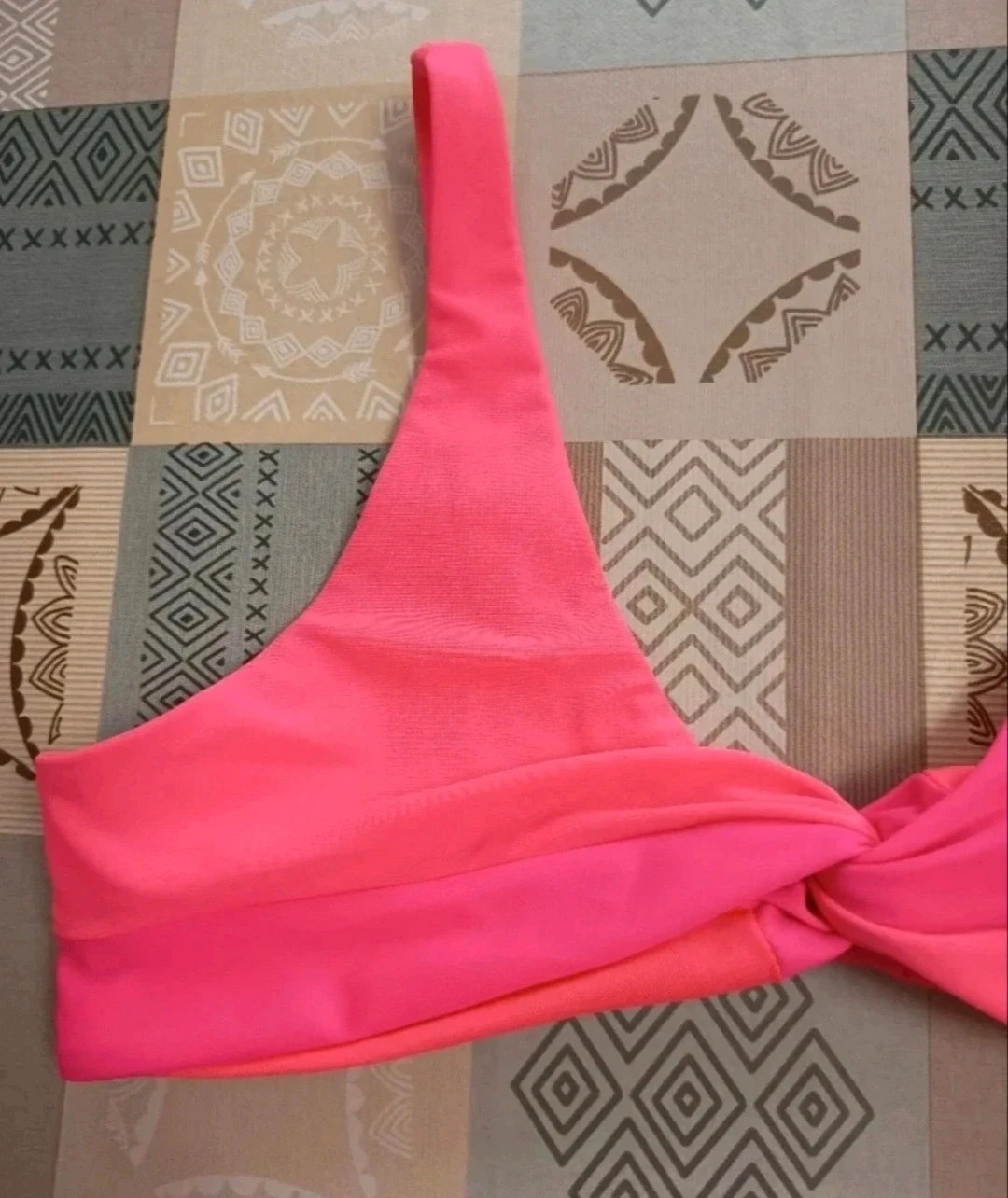 Bikini en negro y fucsia de chica. Talla 14 años. De Tenth. Buen estado – Tenth – taille 14 ans / 164 cm 3