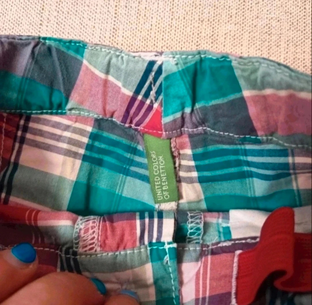 Lote de dos bermudas de niña bebé. Benetton y Zara. Talla 6-9 meses – Zara – taille 6-9 mois / 68 cm 3