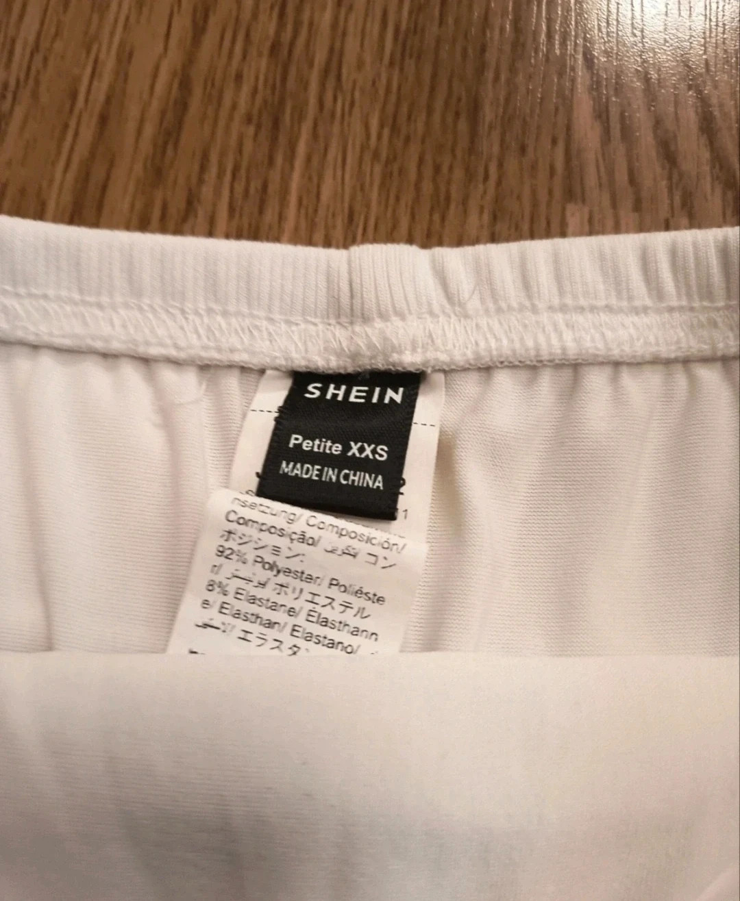 Falda corta de mujer en blanca. De Shein Talla XXS. – Shein – taille XXS / 32 / 4 5