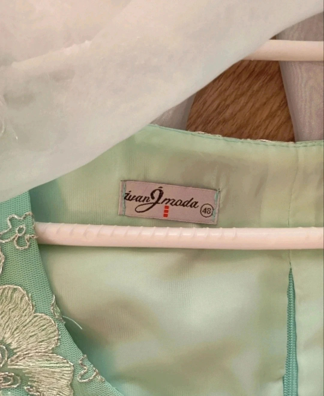Vestido de dos piezas con fular de mujer ideal para eventos – Local – taille 4XL / 48 / 20 4