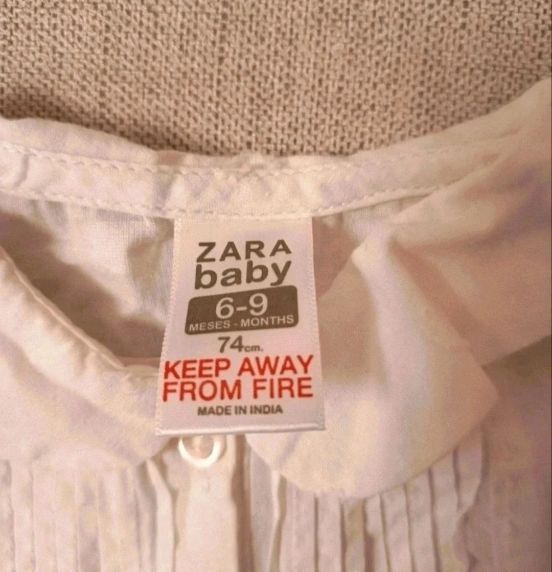 Preciosa blusa de niña bebé de Zara. Talla 6-9 meses. – Zara – taille 6-9 mois / 68 cm 4