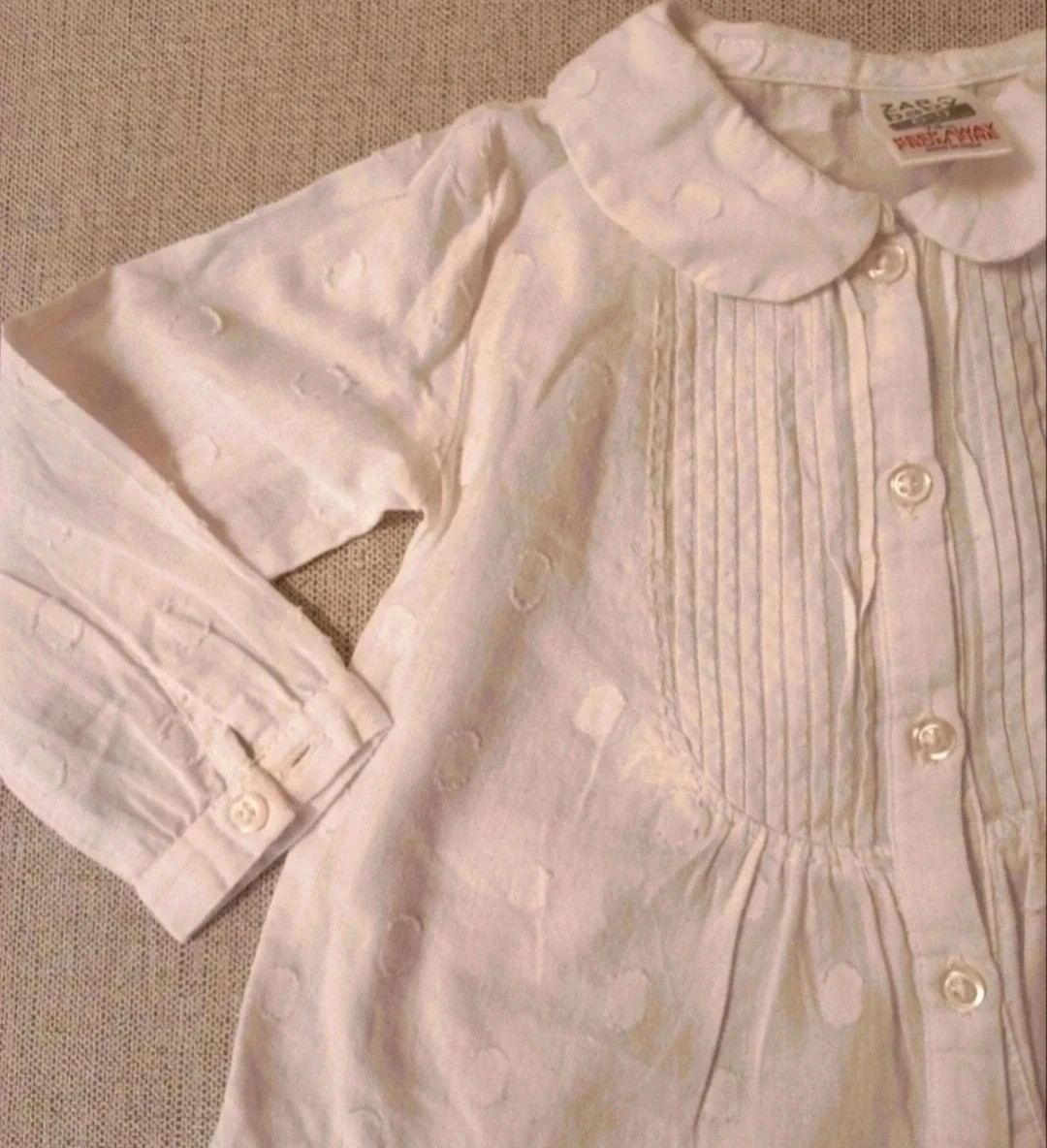 Preciosa blusa de niña bebé de Zara. Talla 6-9 meses. – Zara – taille 6-9 mois / 68 cm 3