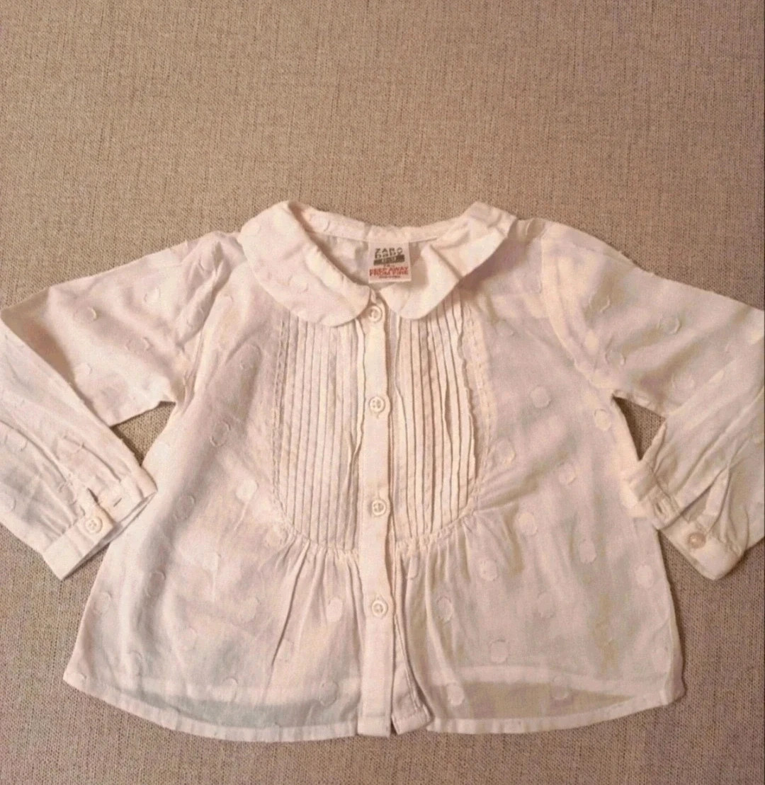 Preciosa blusa de niña bebé de Zara. Talla 6-9 meses. – Zara – taille 6-9 mois / 68 cm