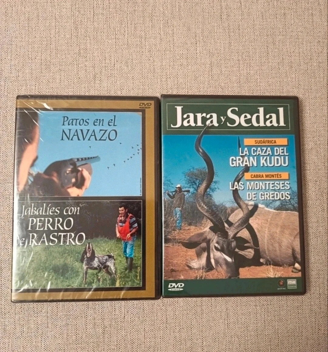 2 DVDs Sin Desprecintar: Jara y Sedal