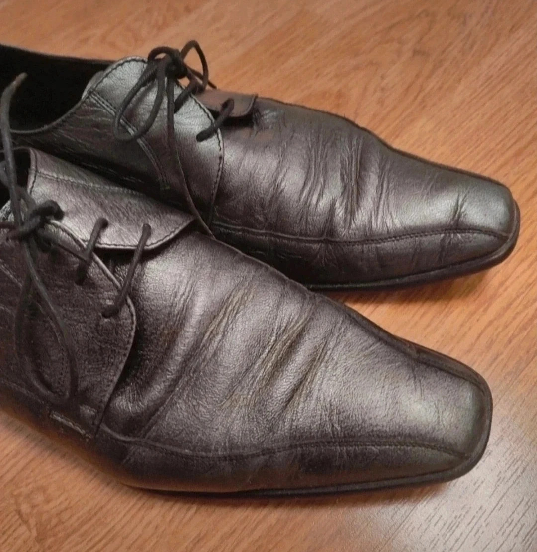 Zapatos de hombre en gris plateado. De Angel Infantes. Número 42 – Angel Infantes – taille 42 2