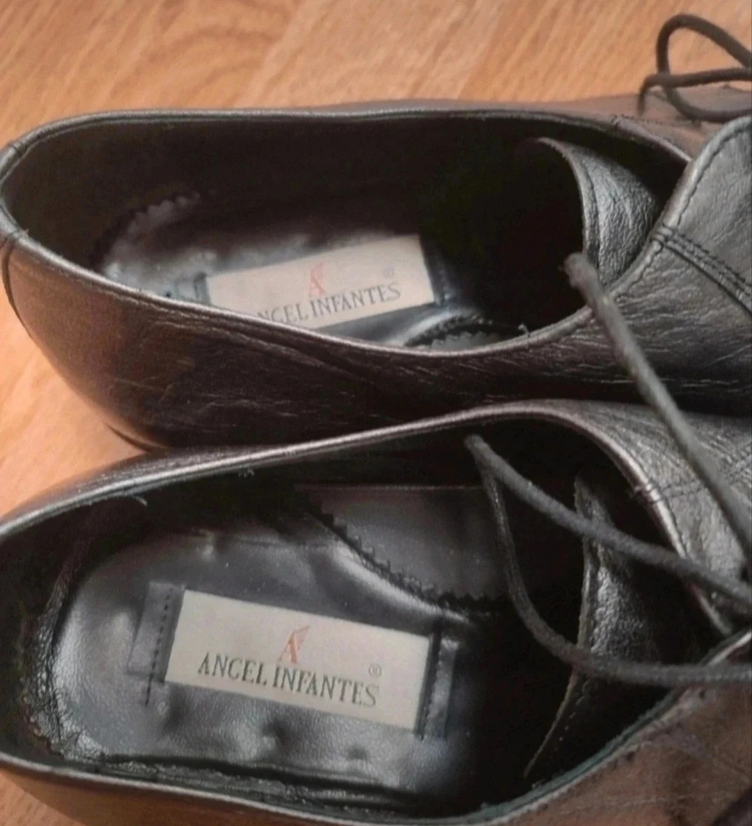 Zapatos de hombre en gris plateado. De Angel Infantes. Número 42 – Angel Infantes – taille 42 3