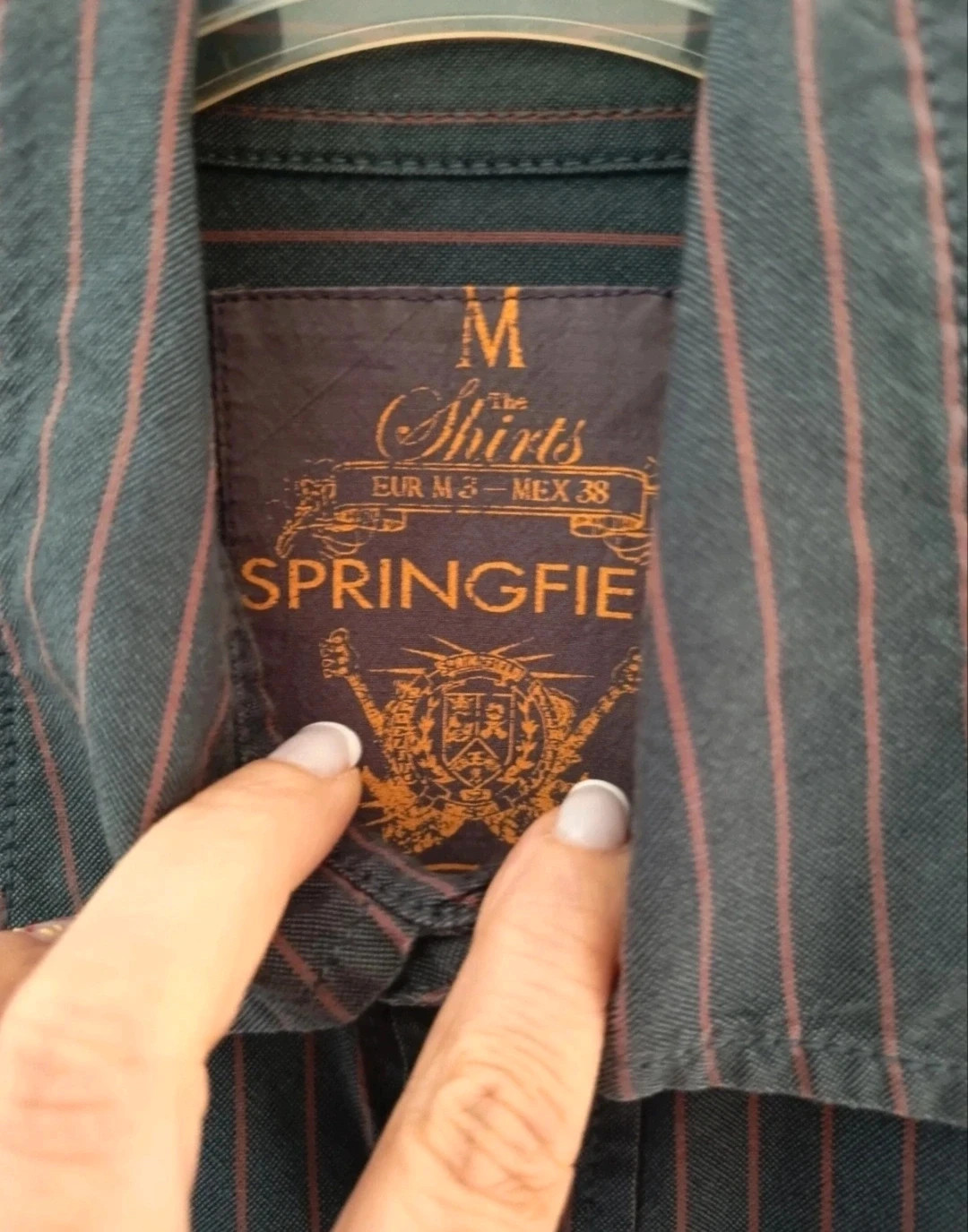 Camisa vintage de hombre en buen estado. De Springfield. Talla M – Springfield – taille M 5