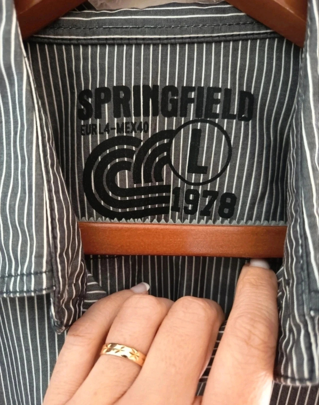 Camisa de hombre vintage de Springfield. Talla M. En buen estado – Springfield – taille M 5
