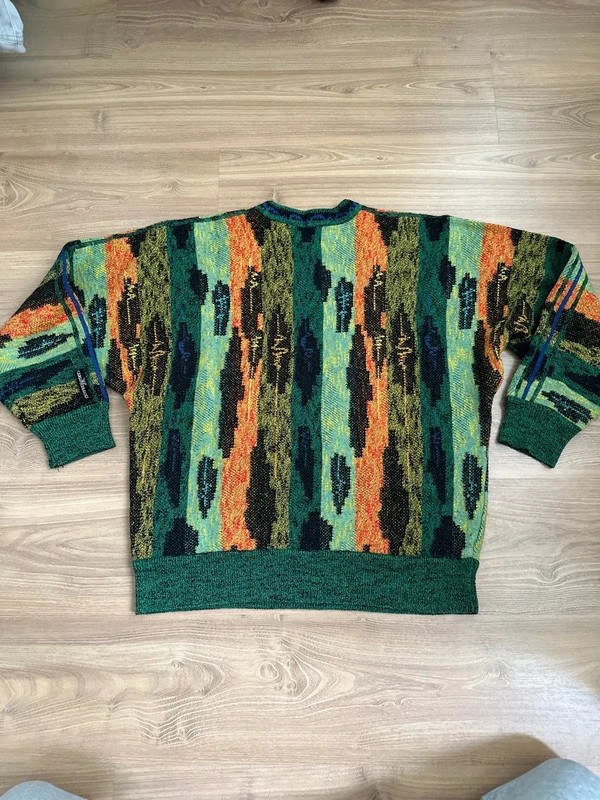 Vintage Carlo Colucci 3D-Strickpullover | Bunt Coogi-Style Gr. M – Vintage Dressing – taille M 5