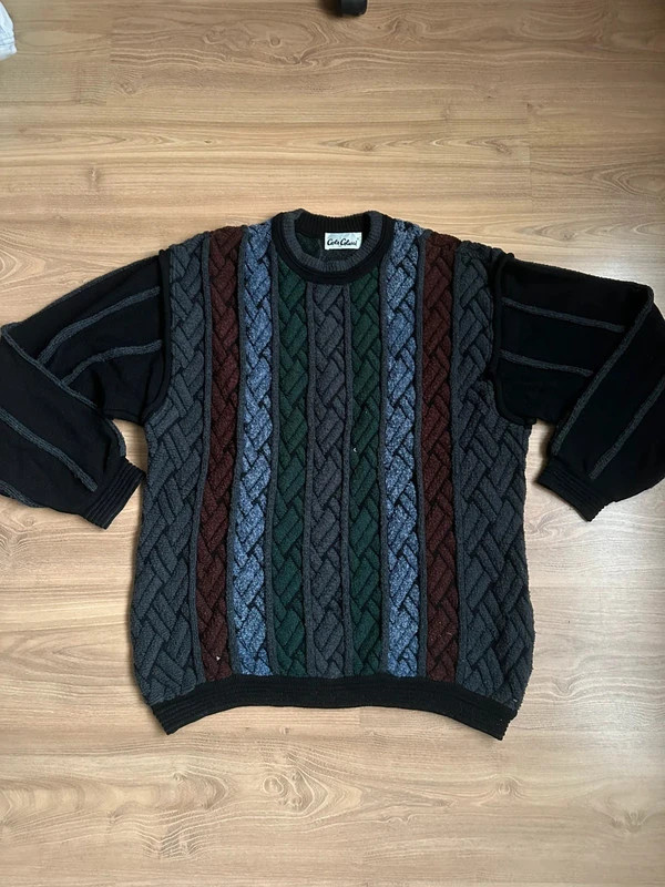 Original Carlo Colucci Vintage 3D Strickpullover | Top Zustand