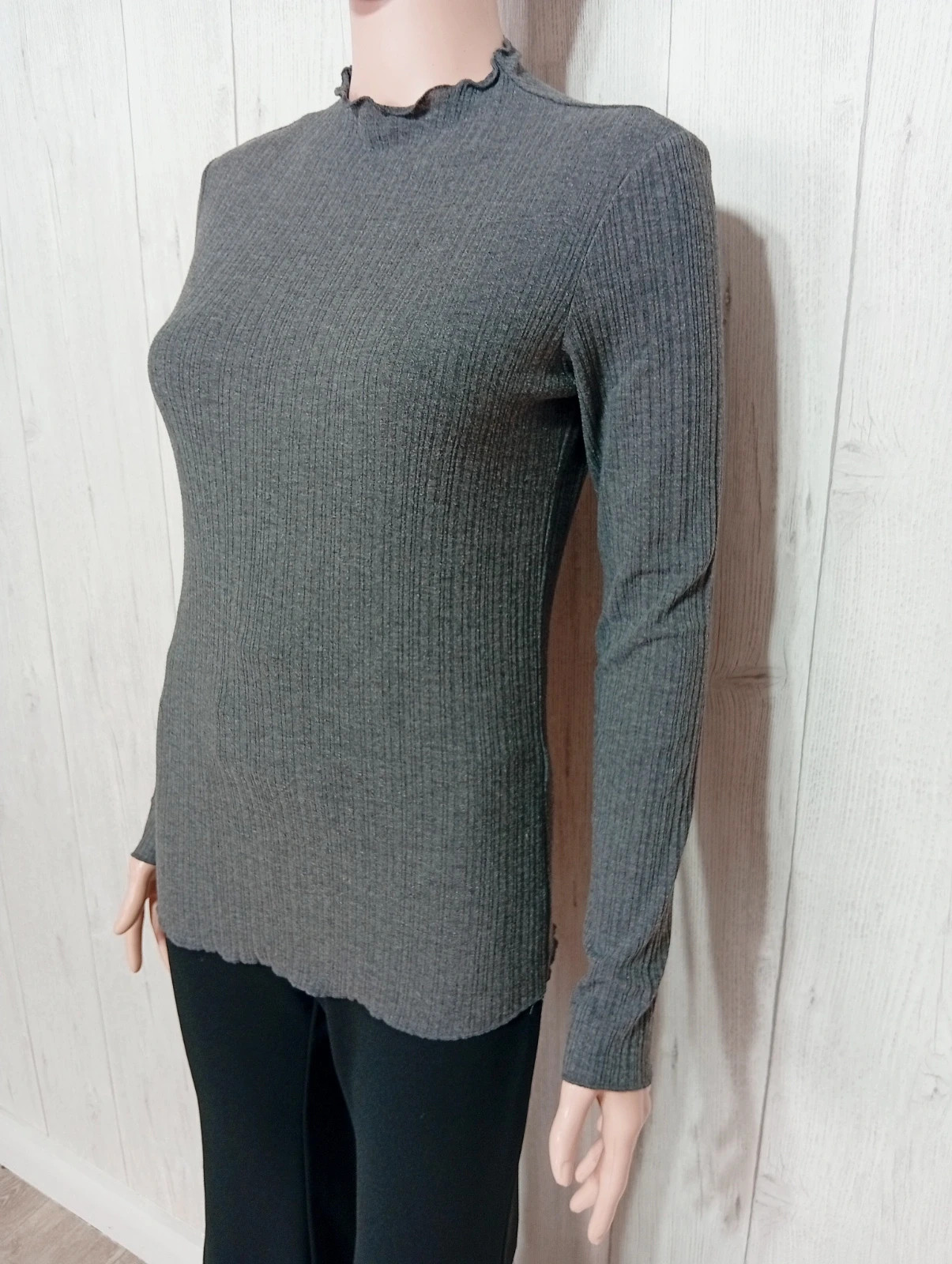 Pull femme - taille M/38 - stradivarius - couleur gris – Stradivarius – taille M / 38 / 10 5
