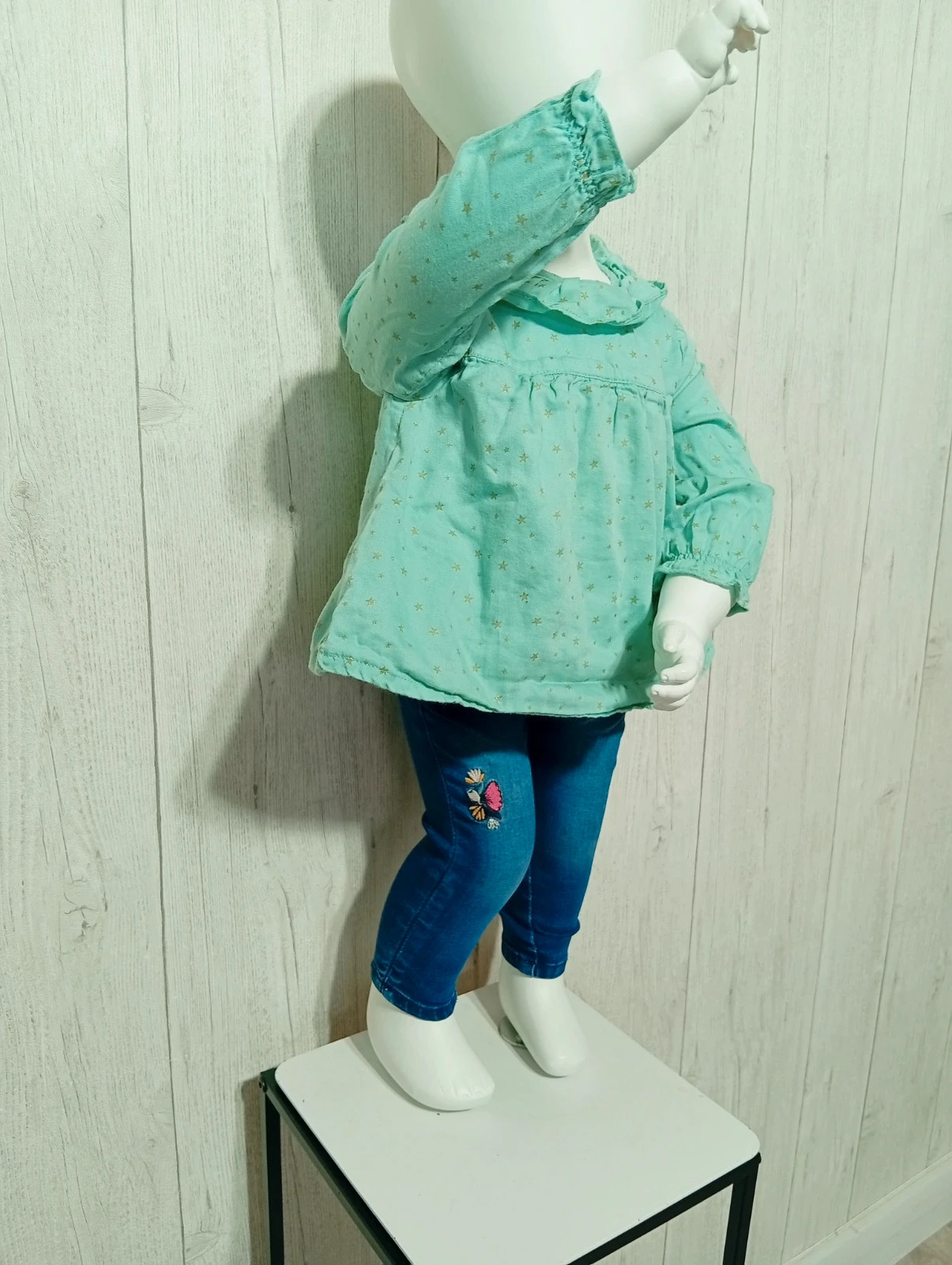 Ensemble 2 pieces fille - taille 12 mois (74 cm) - orchestra - couleur marine menthe – Orchestra – taille 9-12 mois / 74 cm 4