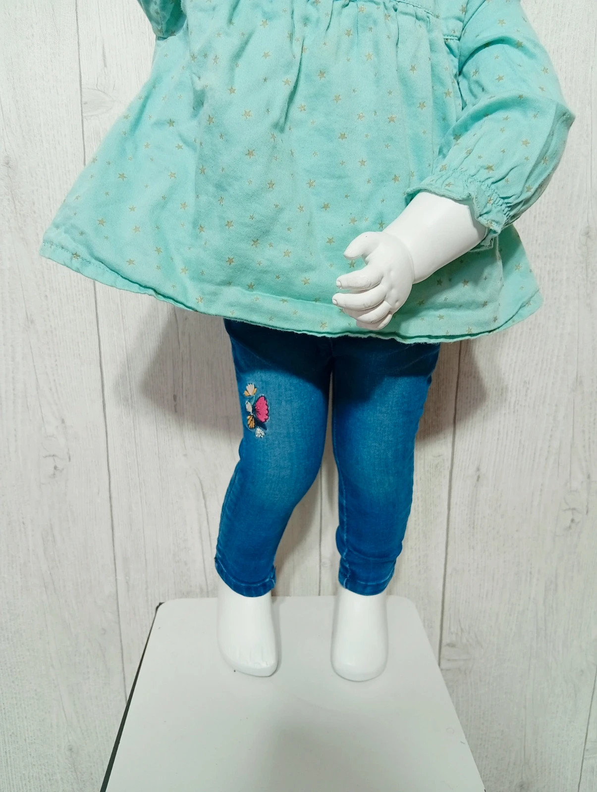 Ensemble 2 pieces fille - taille 12 mois (74 cm) - orchestra - couleur marine menthe – Orchestra – taille 9-12 mois / 74 cm 3