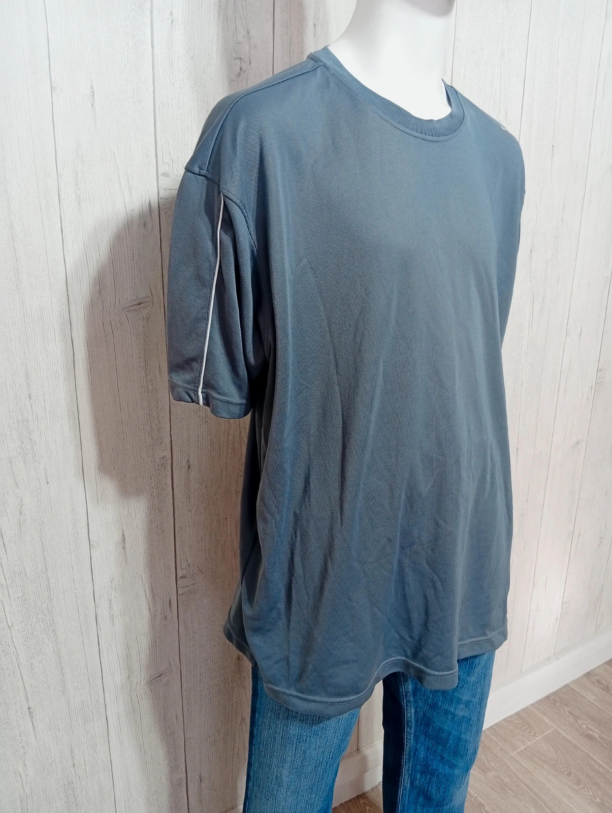 T shirt uni a manches courtes homme - taille XXL/44 - domyos - couleur gris – Domyos – taille XXL 4