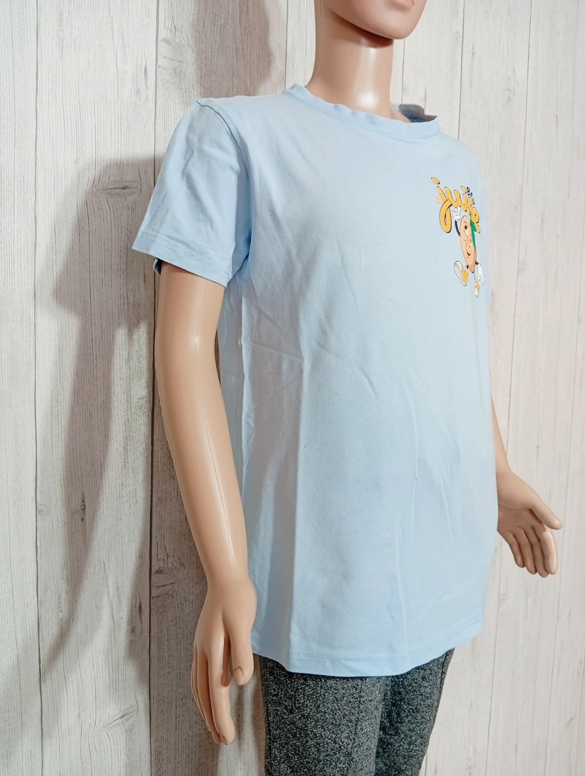 T-shirt imprimé manches courtes garcon - taille 11/12 ans (146/152 cm) - zeeman - couleur bleu clair – Zeeman – taille 11 ans / 146 cm 4