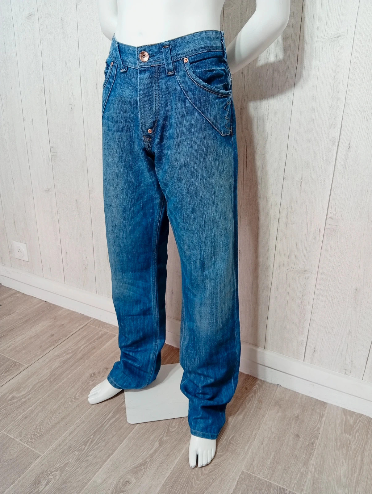 Jeans coupe droite homme - taille XXL/44 - coockers - couleur bleu- neuf – Coocker's – taille XXL 5