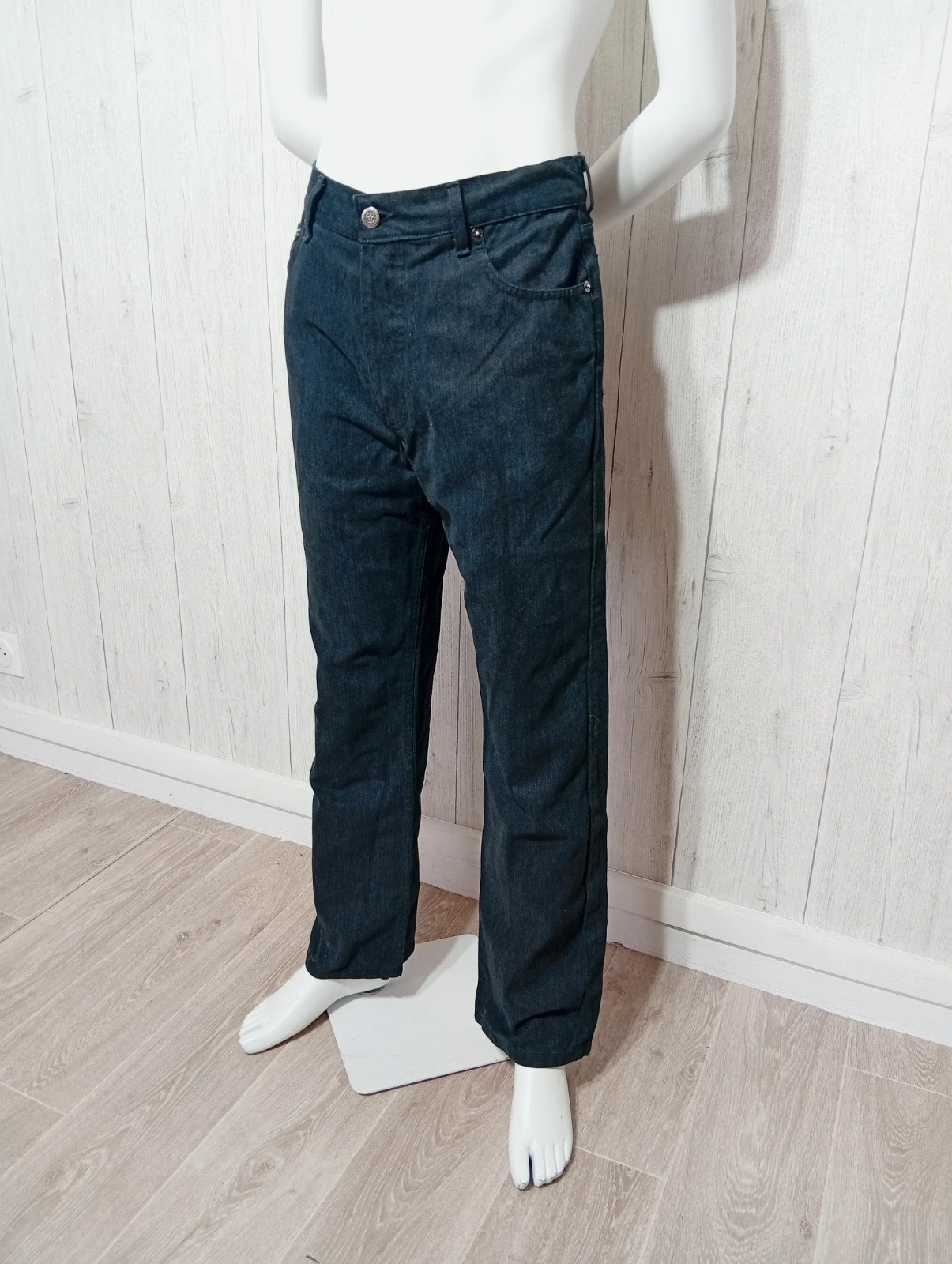 Jeans coupe droite homme - taille XXL/44 - pantashop -Couleur noir – Pantashop – taille XXL 5