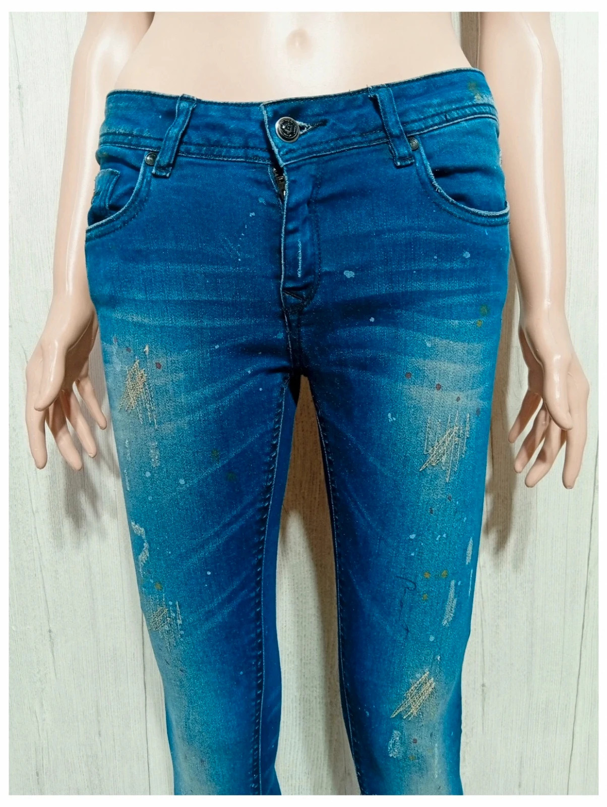 Jeans slim femme-taille S/36 - kaporal - couleur marine – Kaporal – taille S / 36 / 8 2