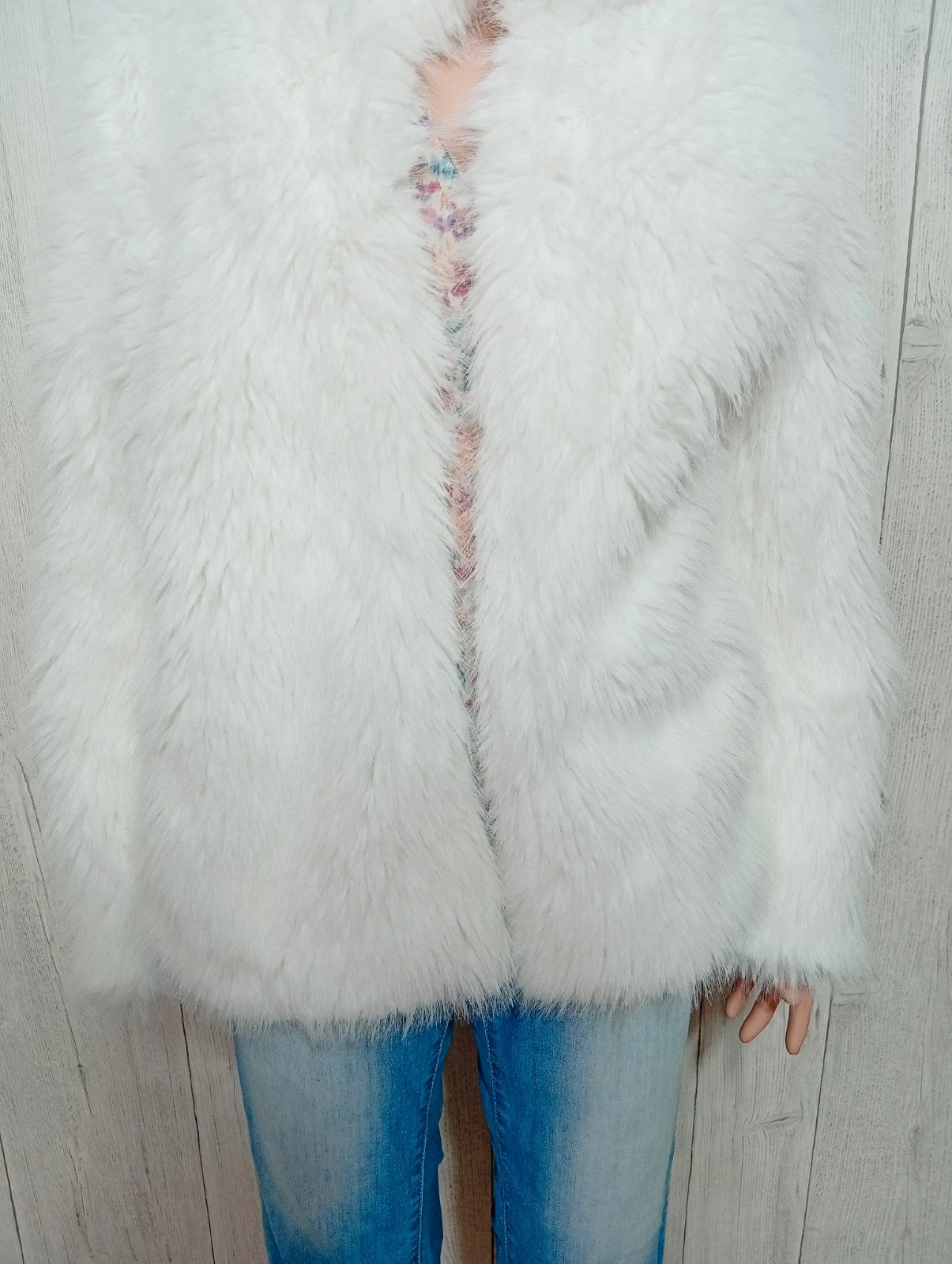 Manteau femme - taille S/36 - pecaocun - couleur blanc – Pecaocun – taille S / 36 / 8 3