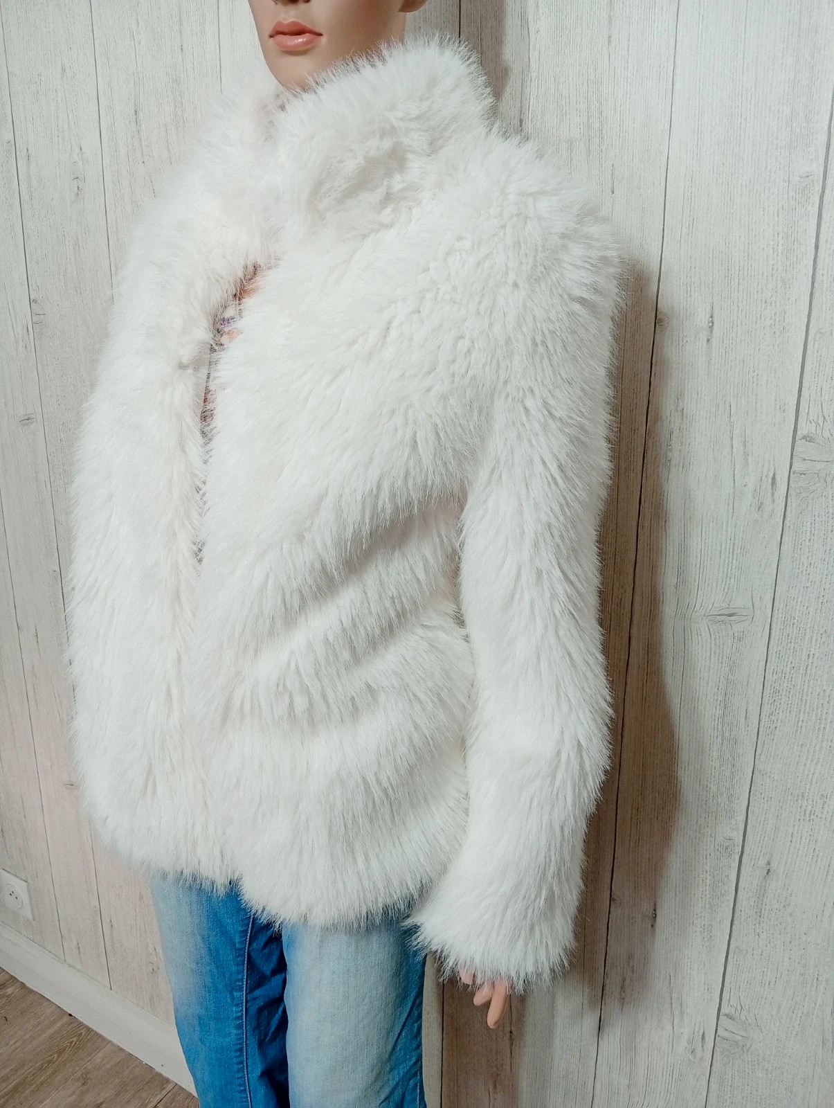 Manteau femme - taille S/36 - pecaocun - couleur blanc – Pecaocun – taille S / 36 / 8 5