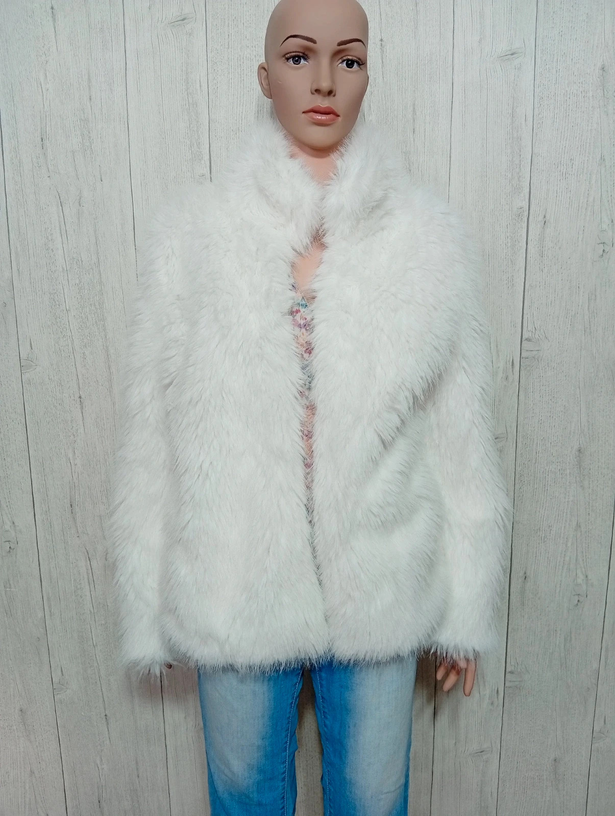 Manteau femme - taille S/36 - pecaocun - couleur blanc – Pecaocun – taille S / 36 / 8