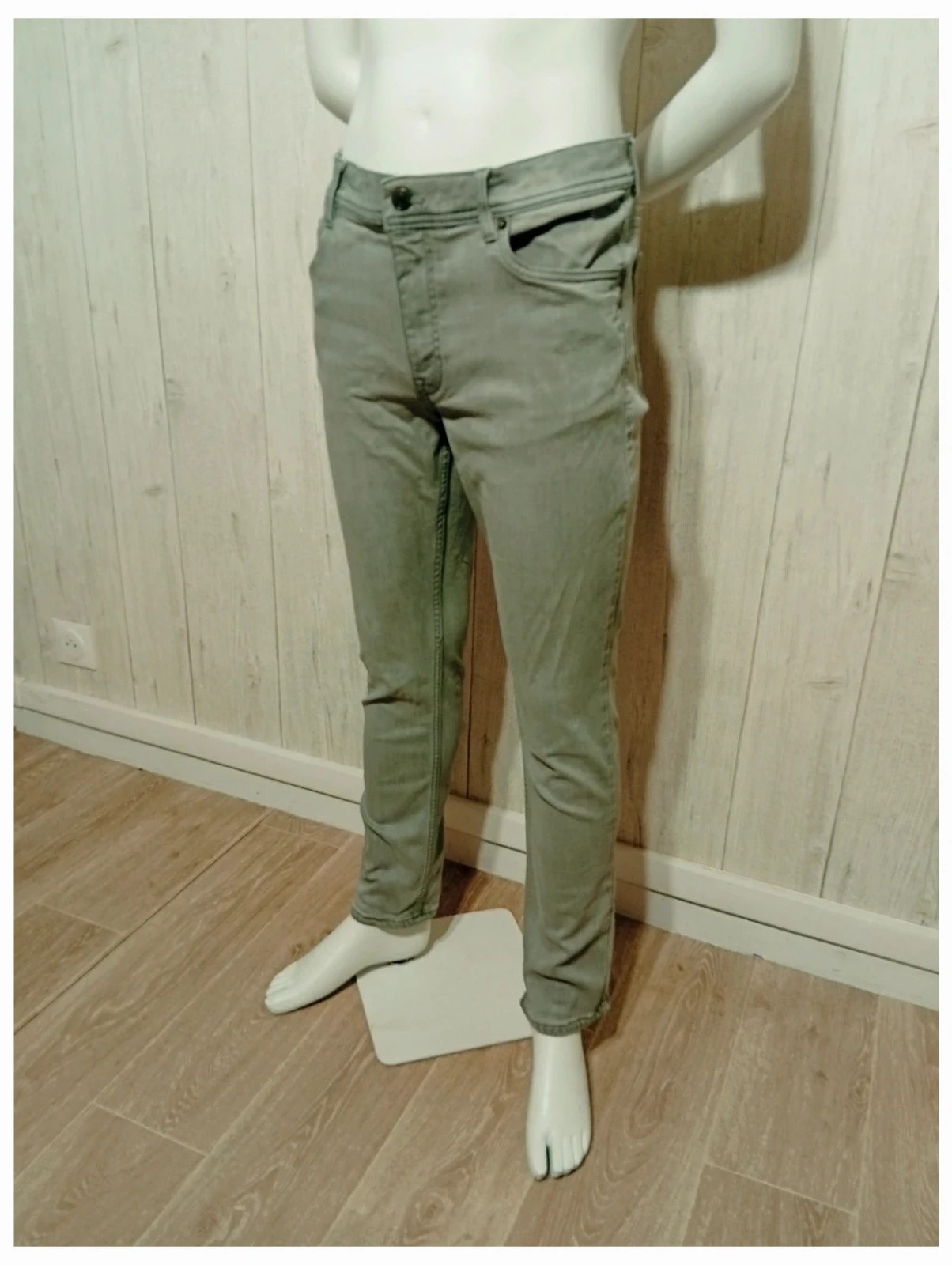 Jeans skinny homme - taille L/40 (W30/FR40) - jules - couleur gris – Jules – taille L 5