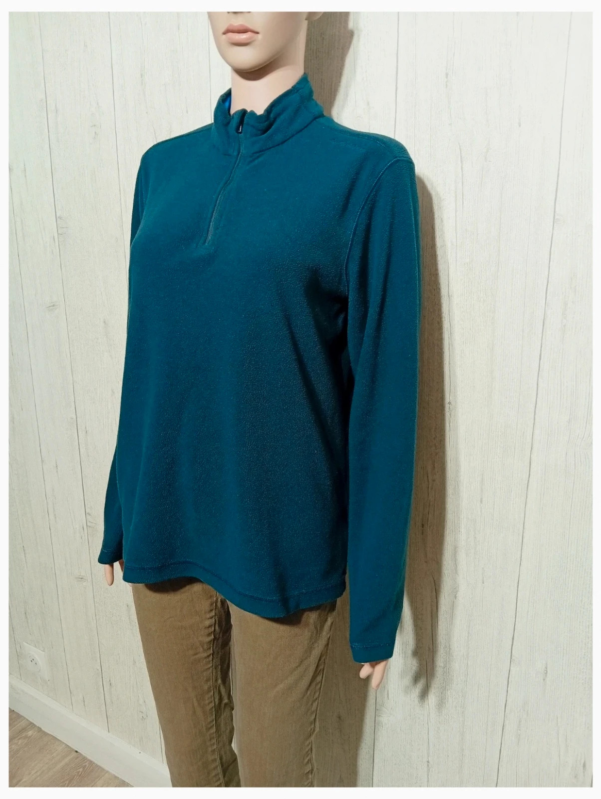 Pull polaire femme - taille L/40 - decathlon - couleur marine – Decathlon – taille L / 40 / 12 5