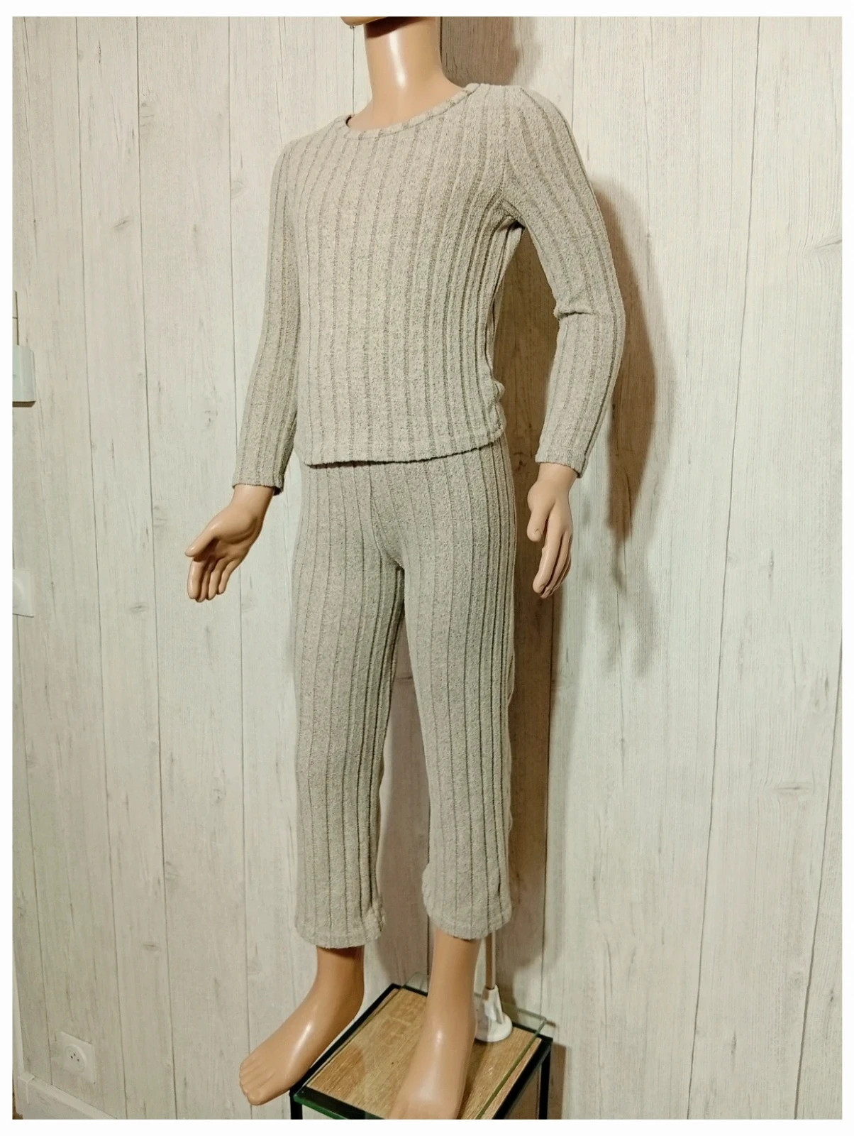 Ensemble 2 pieces fille - taille 7 ans (122 cm) - shein - couleur gris – Shein – taille 7 ans / 122 cm 5
