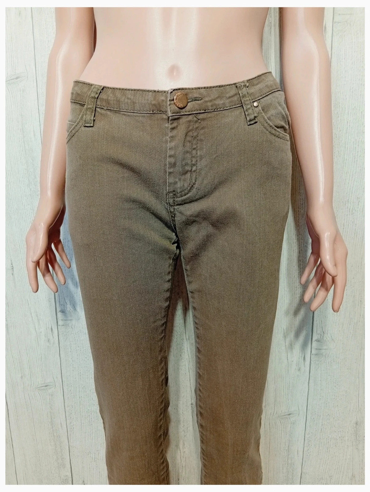Jeans femme - taille XL/42- place du jour - Couleur kaki – Place du Jour – taille XL / 42 / 14 2