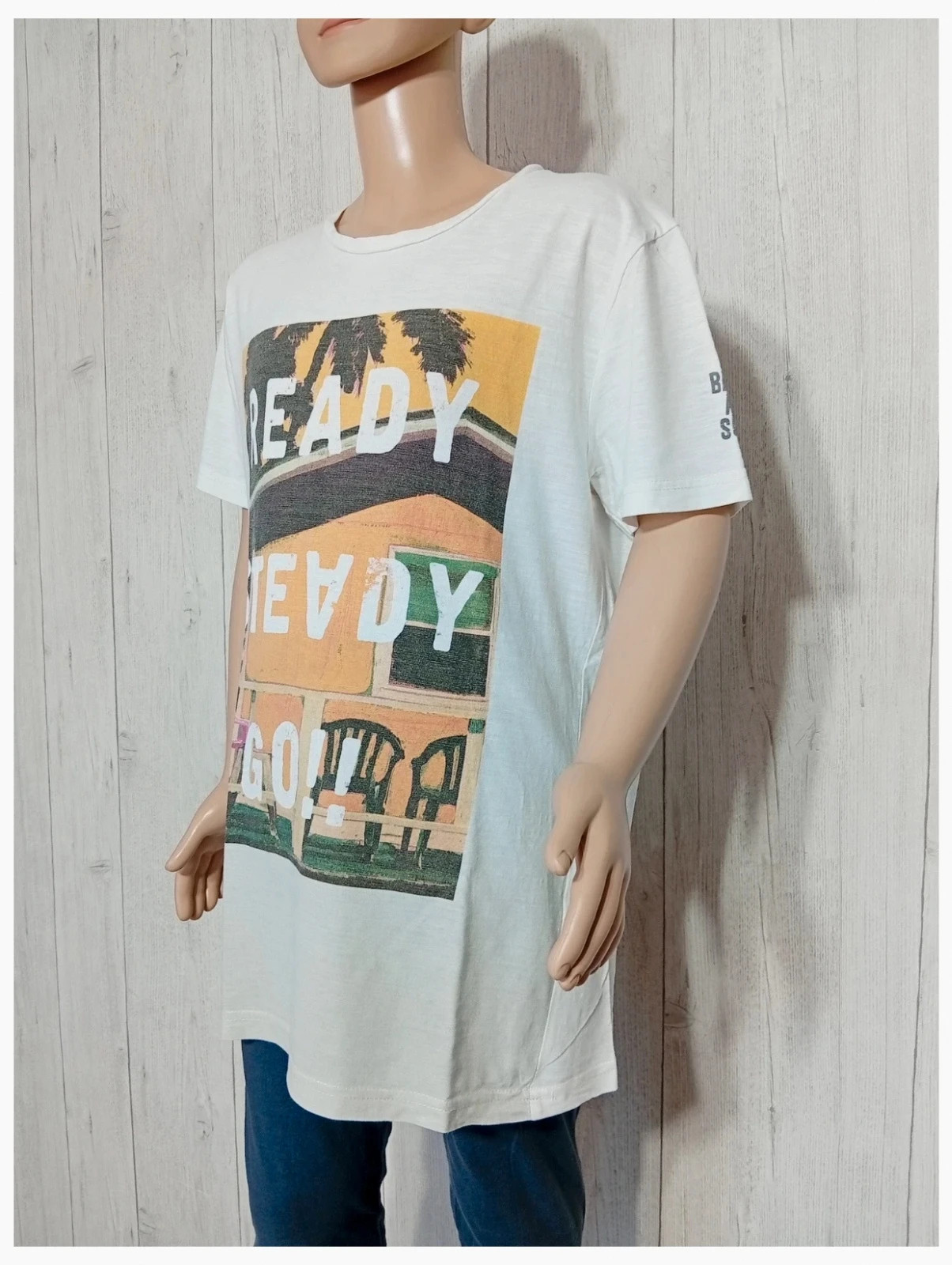 T-shirt imprime manches courtes garcon- taille 11/12 ans (152 cm) - zara boys - couleur blanc – Zara Boys – taille 12 ans / 152 cm 5