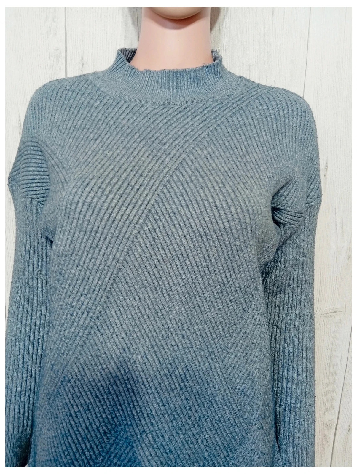 Pull d'hiver femme - taille L/40 - world fashion - couleur gris – World Fashion – taille L / 40 / 12 2