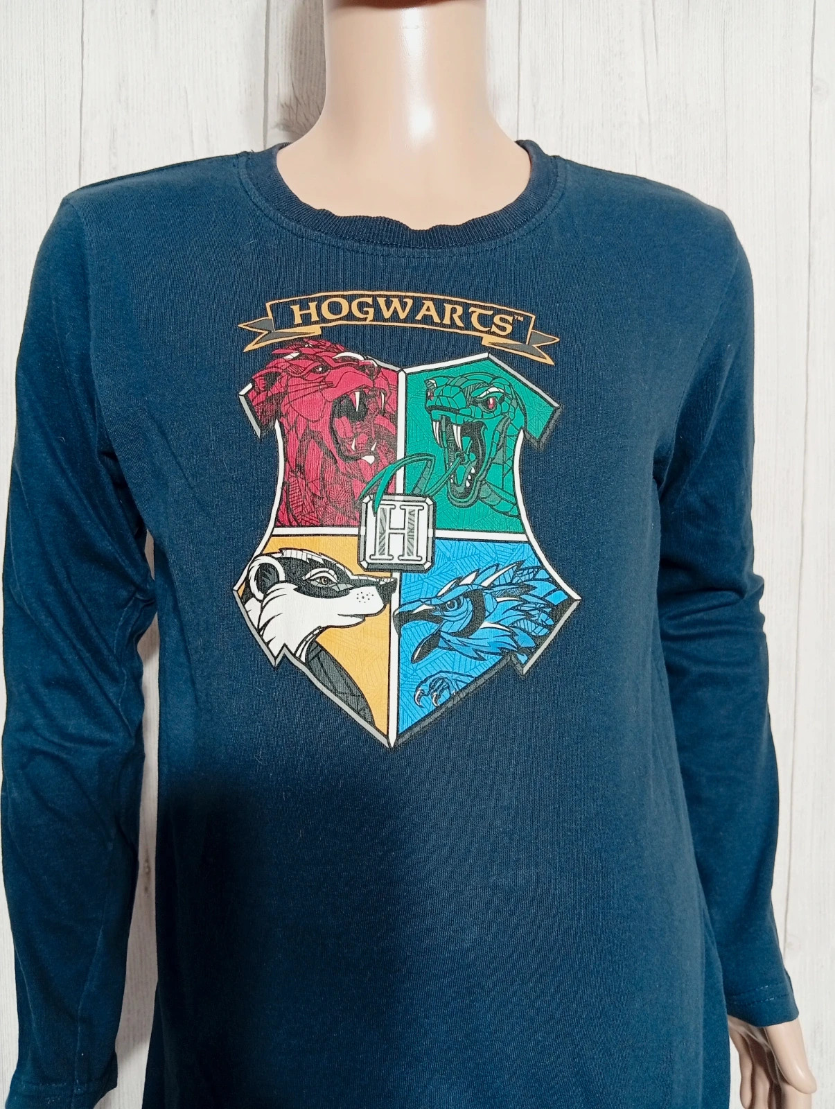 T shirt imprimé manches longues garçon-taille 8/10 ans(134/140cm)-harry potter- couleur marine – Harry Potter – taille 9 ans / 134 cm 2