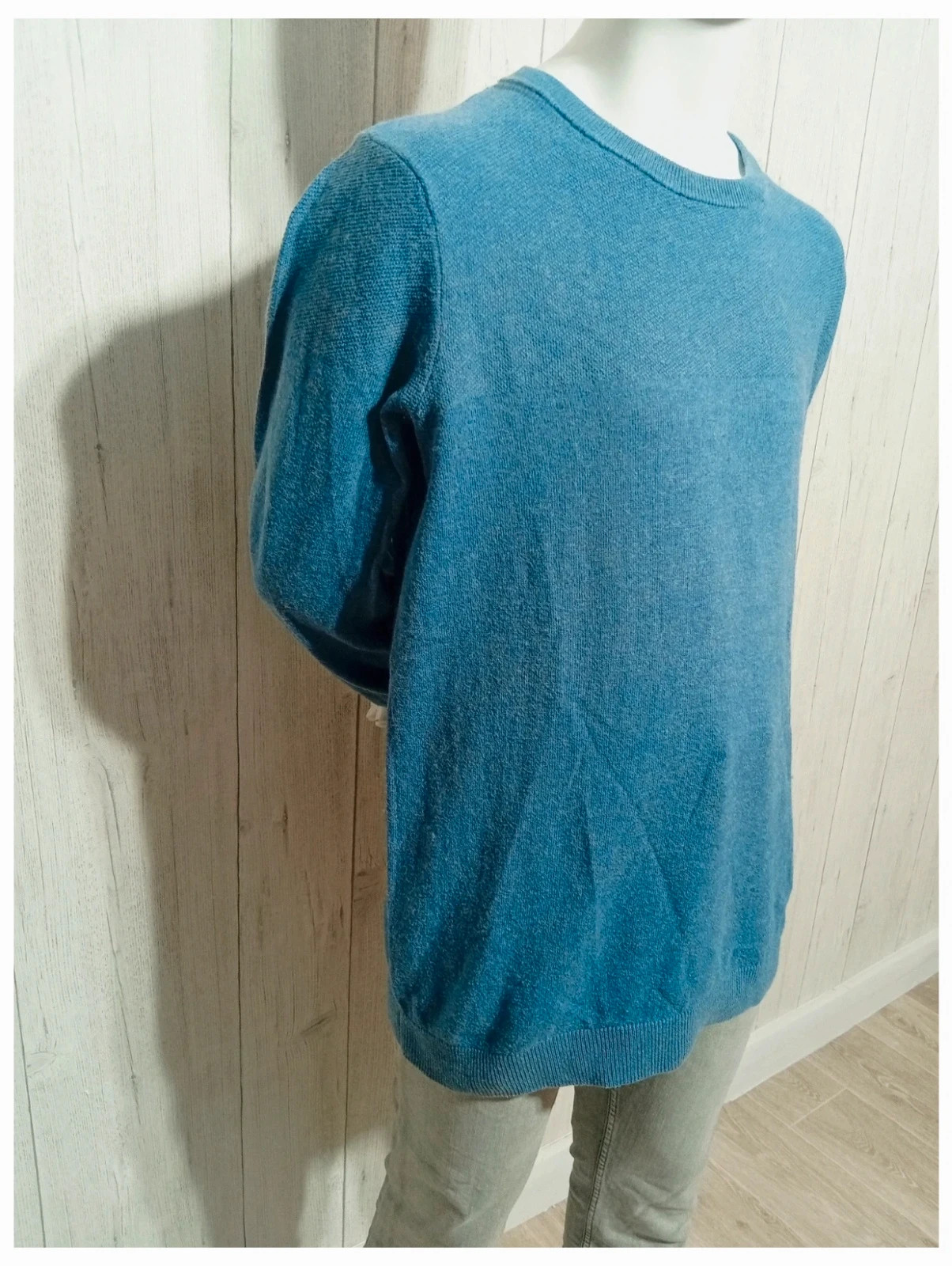 Pull col rond manches longues homme - taille L/40 - tibet - couleur bleu – Tibet – taille L 4