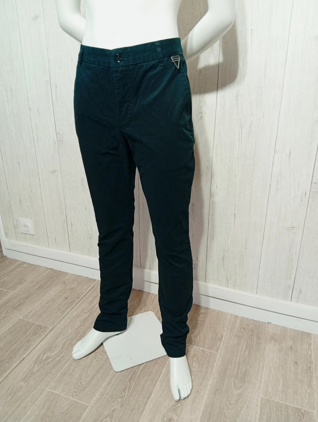 Pantalon Chino homme - taille - elevenparis - couleur noir – ELEVENPARIS – taille L 5