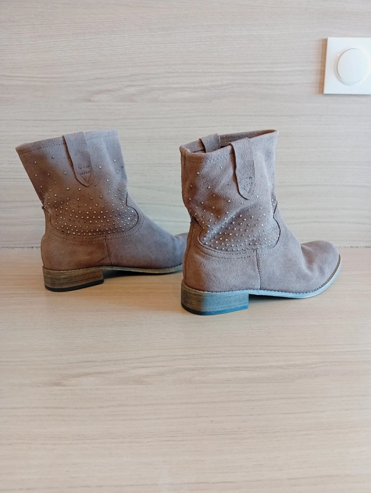 Bottines femme - taille 39 - la redoute - couleur marron – La Redoute – taille 39 3