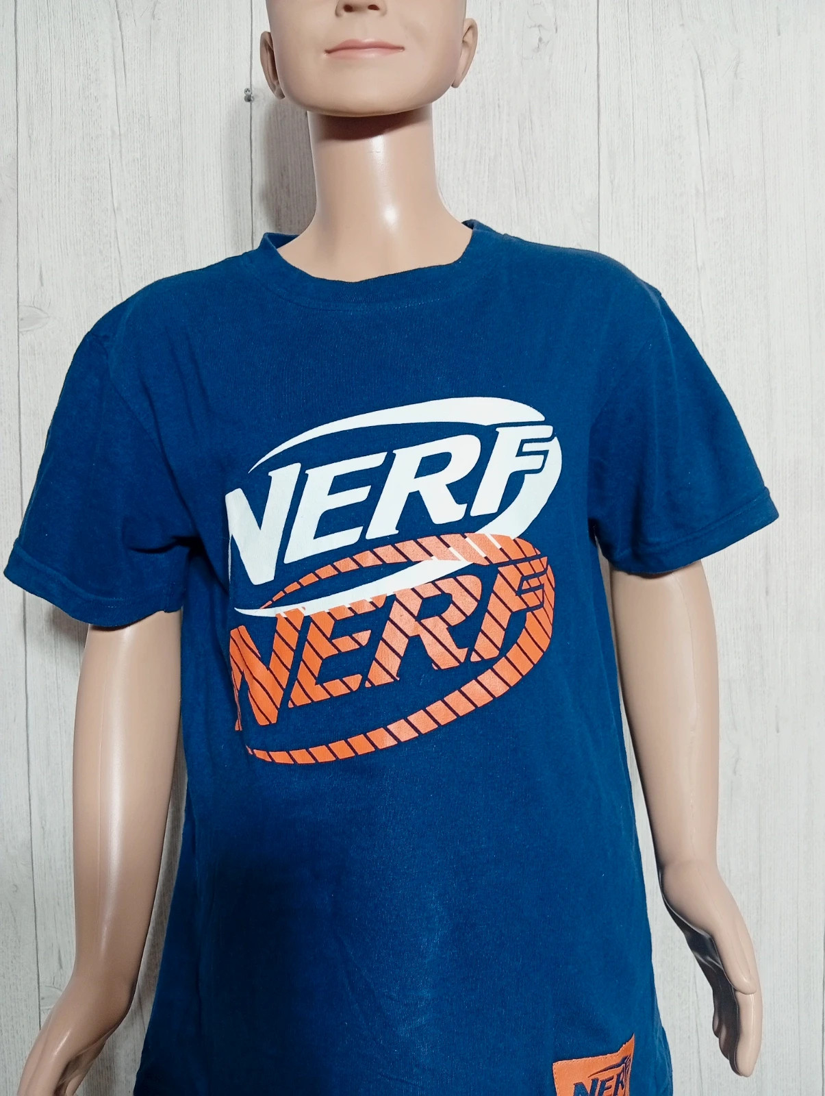 T shirt imprimé manches courtes garcon-taille 11/12 ans(146/152 cm)-Nerf-cpuleur marine blanc orange – NERF – taille 11 ans / 146 cm 2