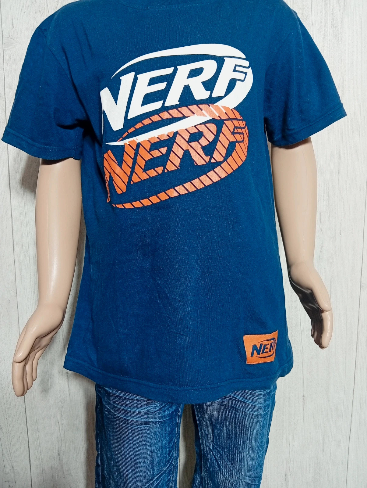 T shirt imprimé manches courtes garcon-taille 11/12 ans(146/152 cm)-Nerf-cpuleur marine blanc orange – NERF – taille 11 ans / 146 cm 3